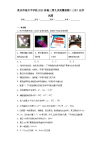 重庆市南开中学校2023届高三第九次质量检测（三诊）化学试题（含解析）