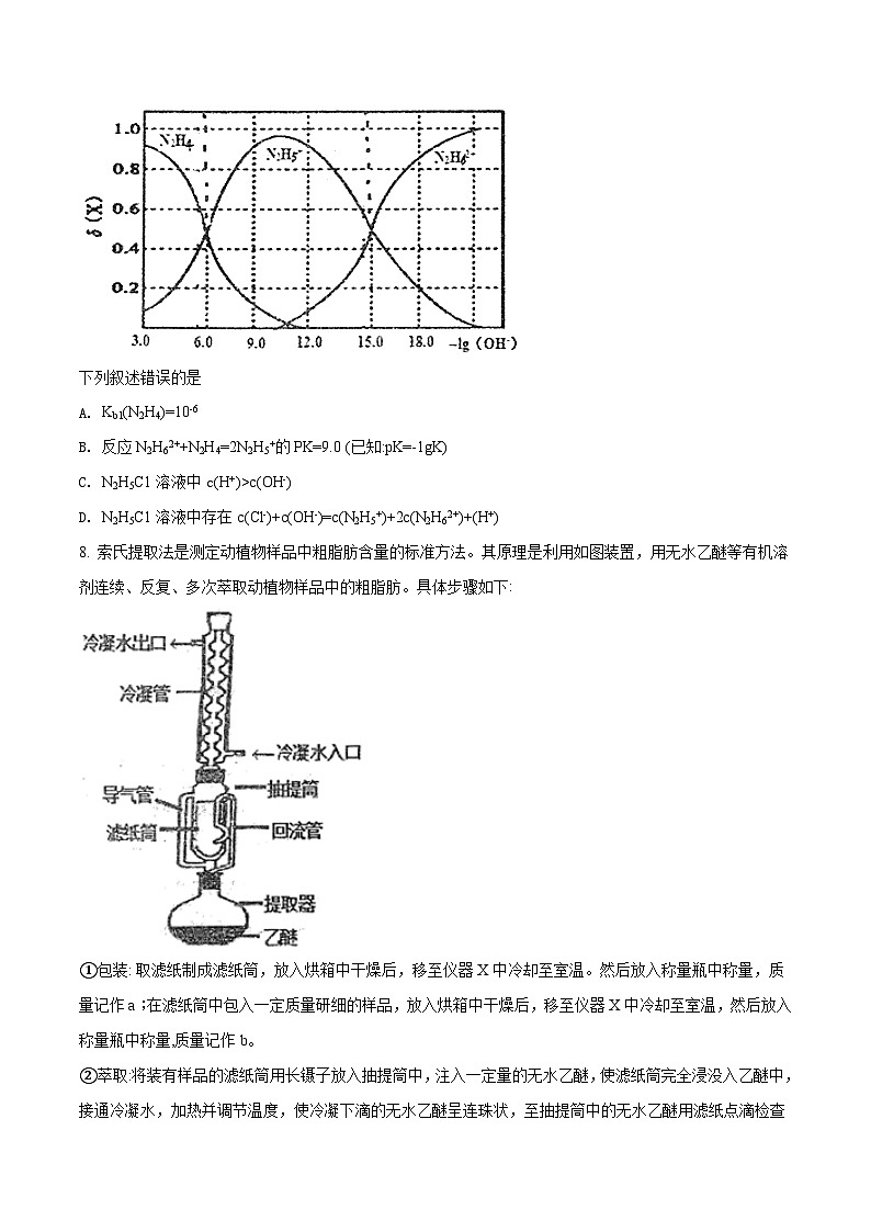 河北省衡水中学2018届高三第十五次模拟理科综合化学试题03