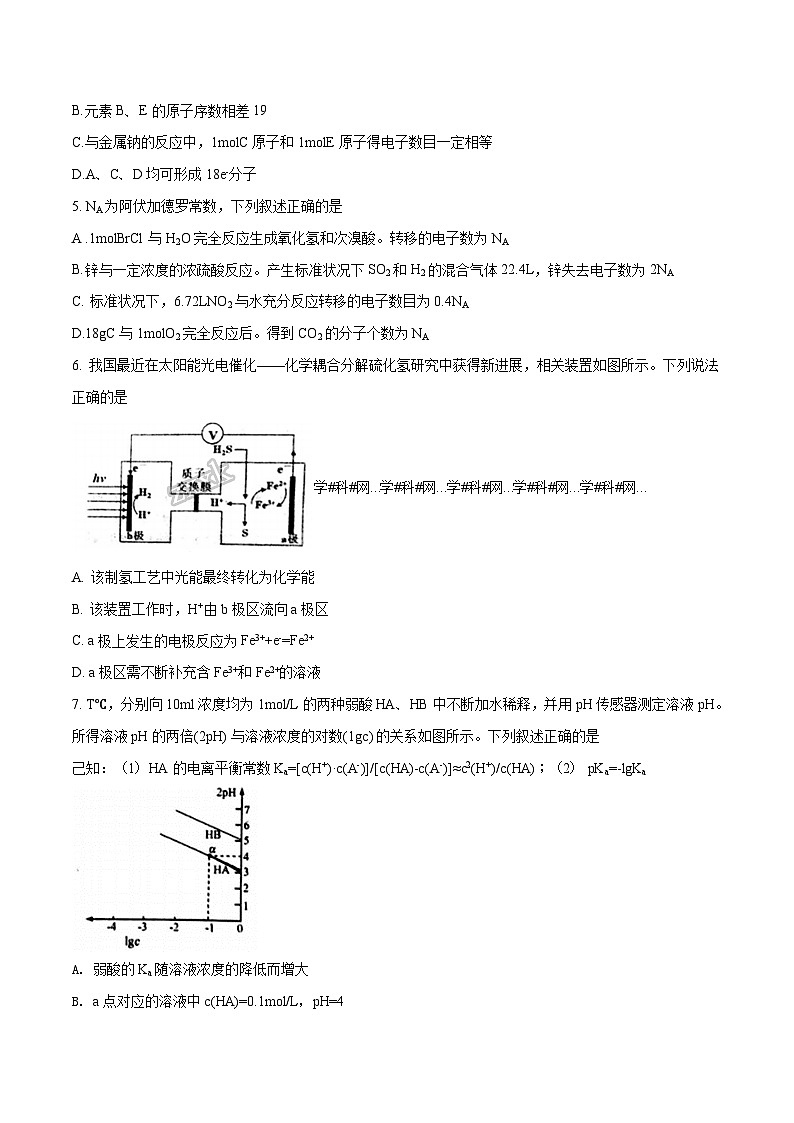 精品解析：【全国百强校】河北省衡水中学2018届高三上学期九模考试理科综合化学试题（原卷版）第2页