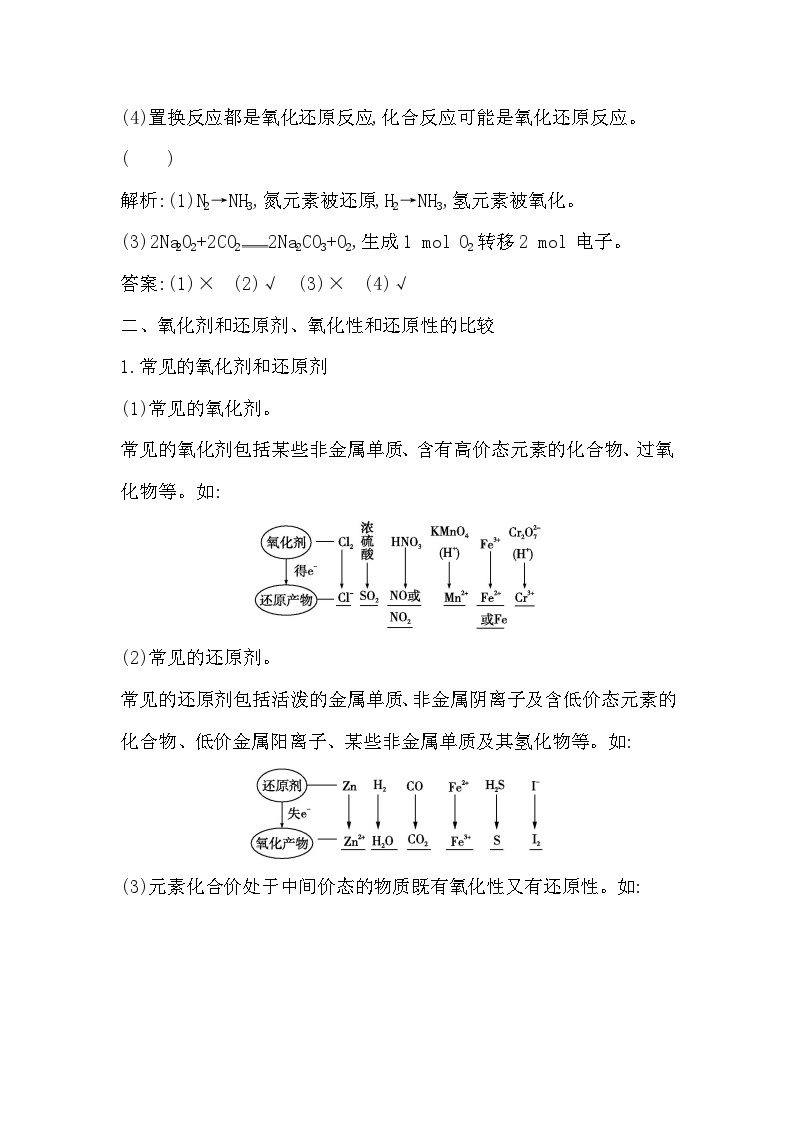 2024届高考化学一轮复习课件 第一章 物质及其变化 第3讲 氧化还原反应03