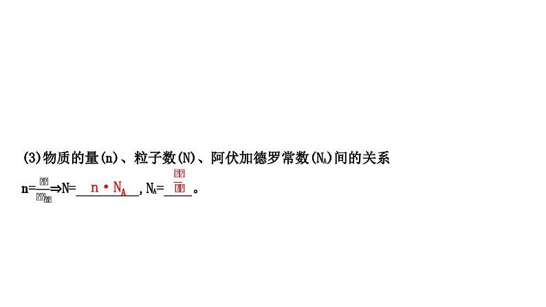 2024届高考化学一轮复习课件 第二章 物质的量 第1讲 物质的量05