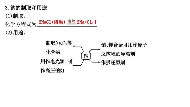 2024届高考化学一轮复习课件 第三章 金属及金属材料 第1讲 钠及其化合物08