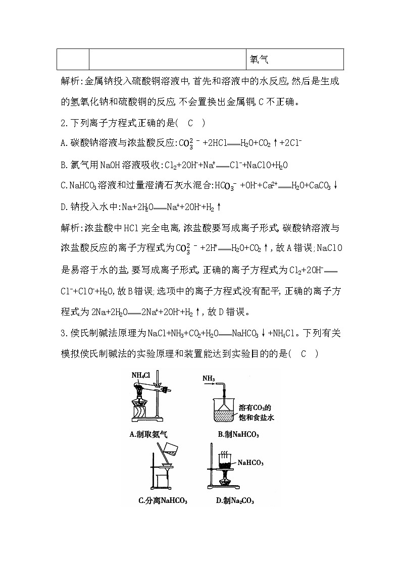 2024届高考化学一轮复习课件 第三章 金属及金属材料 第1讲 钠及其化合物02
