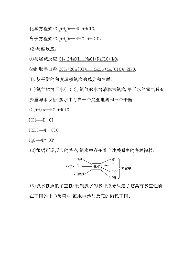 2024届高考化学一轮复习课件 第四章 化工生产中的重要非金属元素 第1讲 氯及其化合物03