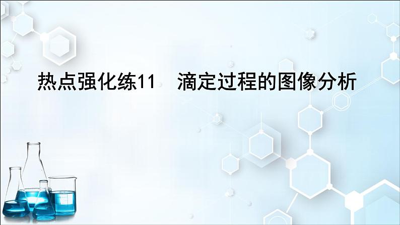 热点强化练11　滴定过程的图像分析第1页