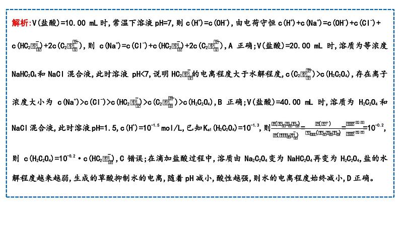 热点强化练12　各类粒子浓度与曲线关系图像综合集训第3页