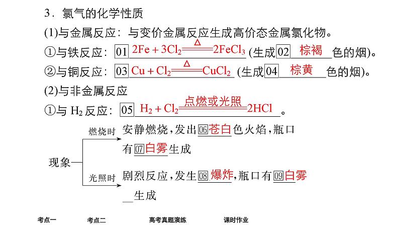 2024年高考化学一轮总复习 第4单元   第2讲　氯及其重要化合物 课件06