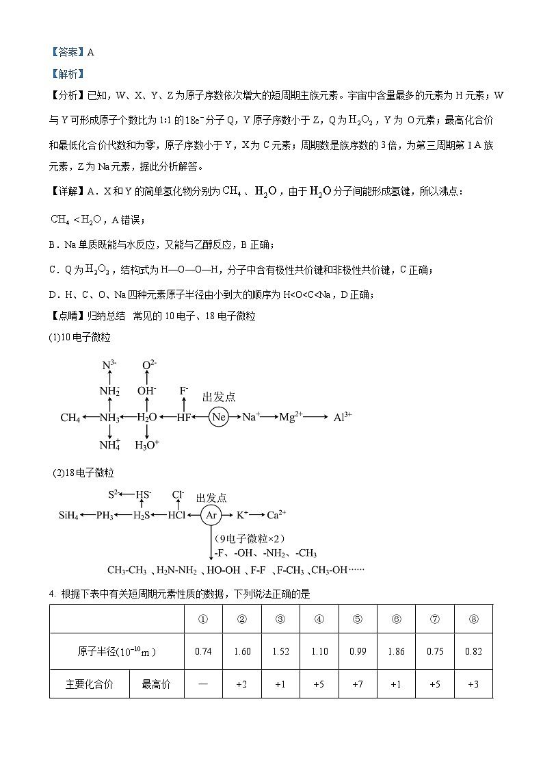 精品解析：河北省张家口市宣化第一中学2022-2023学年高二下学期5月期中化学试题（解析版）第3页