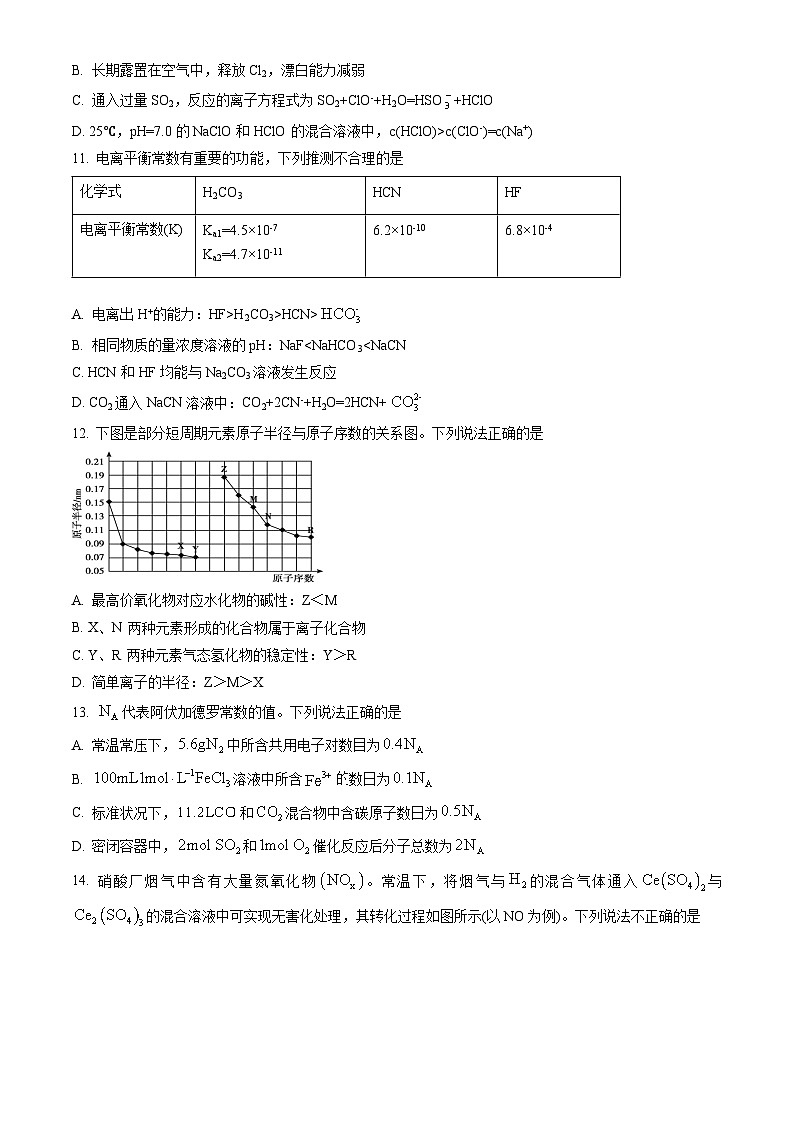 2022北京首都师大附中高二（上）期中化学（教师版）第3页