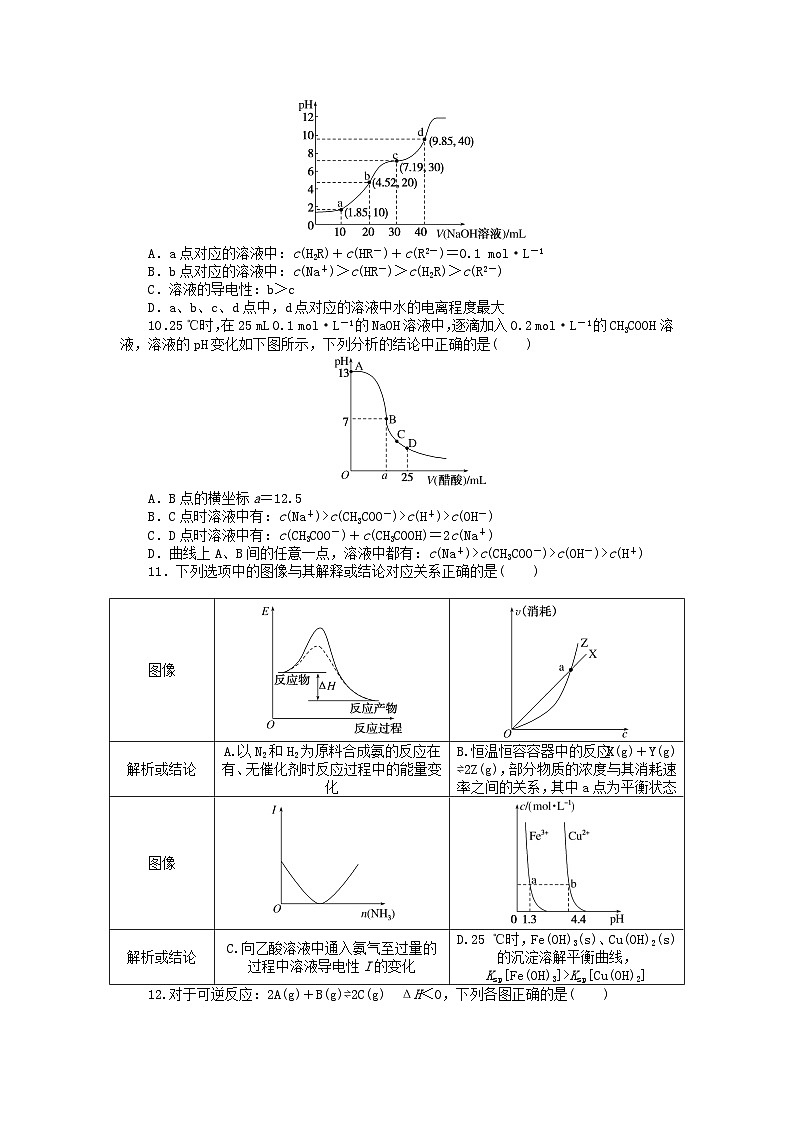 2023版新教材高中化学期末质量检测新人教版选择性必修103