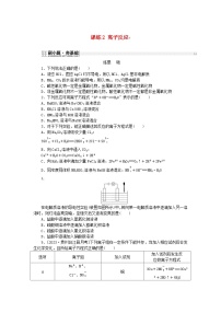 2024版新教材高考化学复习特训卷课练2离子反应