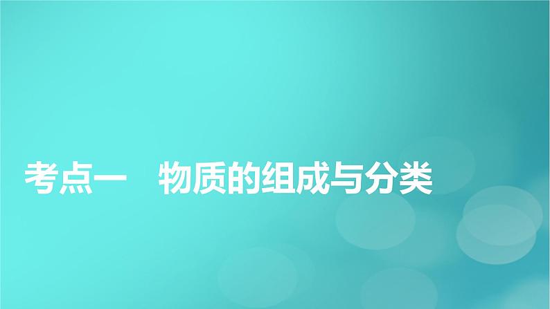 新教材适用2024版高考化学一轮总复习第1章物质及其变化第1讲物质的分类及转化课件第6页