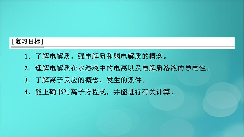 新教材适用2024版高考化学一轮总复习第1章物质及其变化第2讲离子反应课件第3页