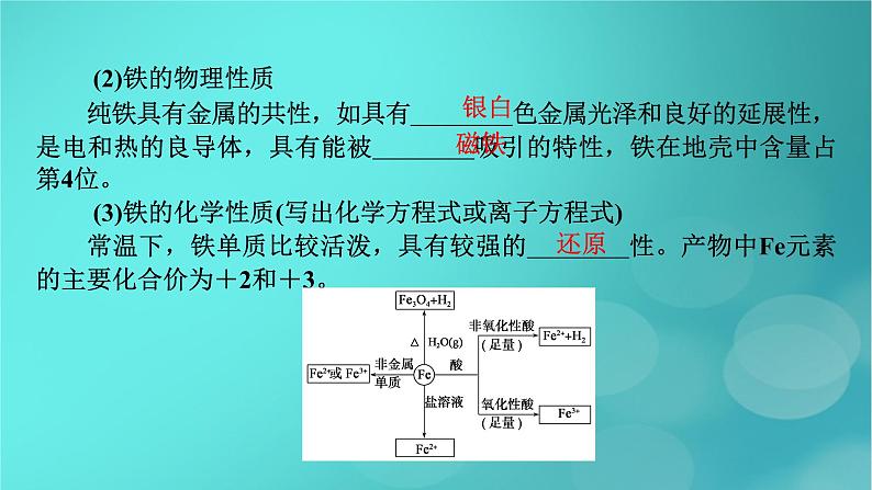 新教材适用2024版高考化学一轮总复习第3章金属及其化合物第7讲铁及其重要化合物课件07