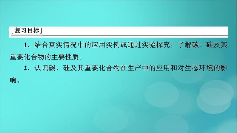 新教材适用2024版高考化学一轮总复习第4章非金属及其化合物第12讲碳硅及其重要化合物无机非金属材料课件03