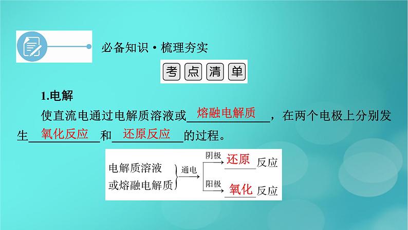 新教材适用2024版高考化学一轮总复习第6章化学反应与能量第19讲电解池金属的腐蚀与防护课件第6页