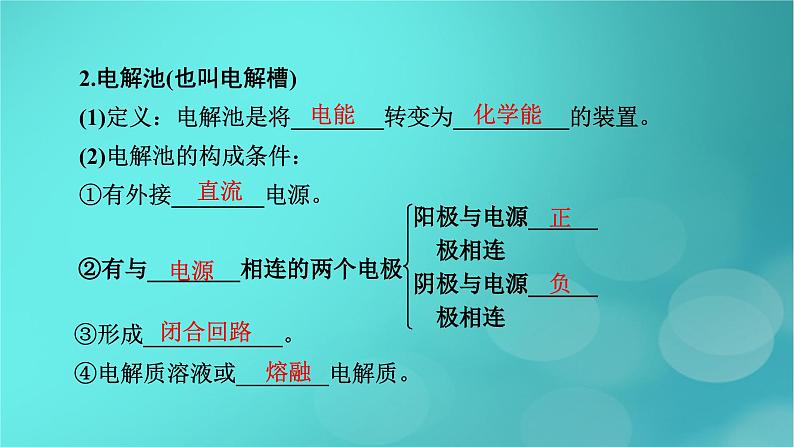 新教材适用2024版高考化学一轮总复习第6章化学反应与能量第19讲电解池金属的腐蚀与防护课件第7页