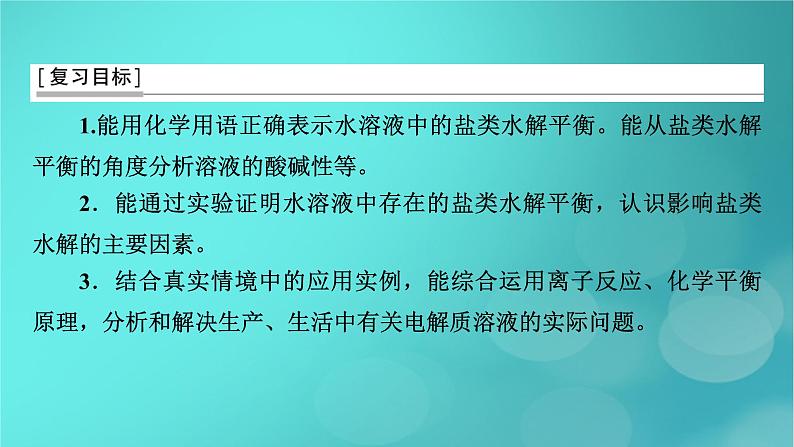 新教材适用2024版高考化学一轮总复习第8章水溶液中的离子反应与平衡第25讲盐类的水解课件第3页