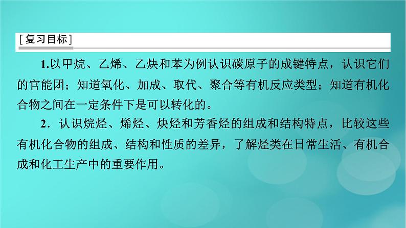 新教材适用2024版高考化学一轮总复习第9章有机化学基础第28讲烃课件03