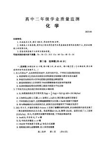 河南省濮阳市2022-2023学年高二下学期6月学业质量检测化学试题（扫描版含答案）