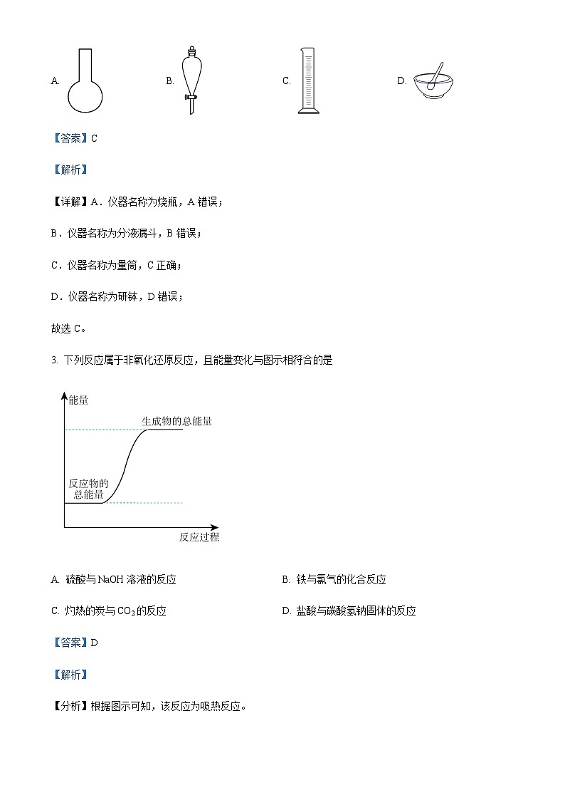 浙江省浙南名校联盟2022-2023学年高一下学期期中联考化学试题含解析02