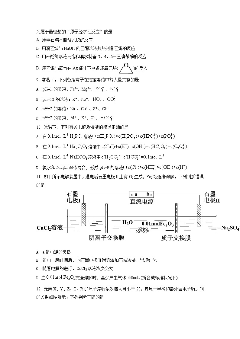 2021年天津市高考化学试卷03