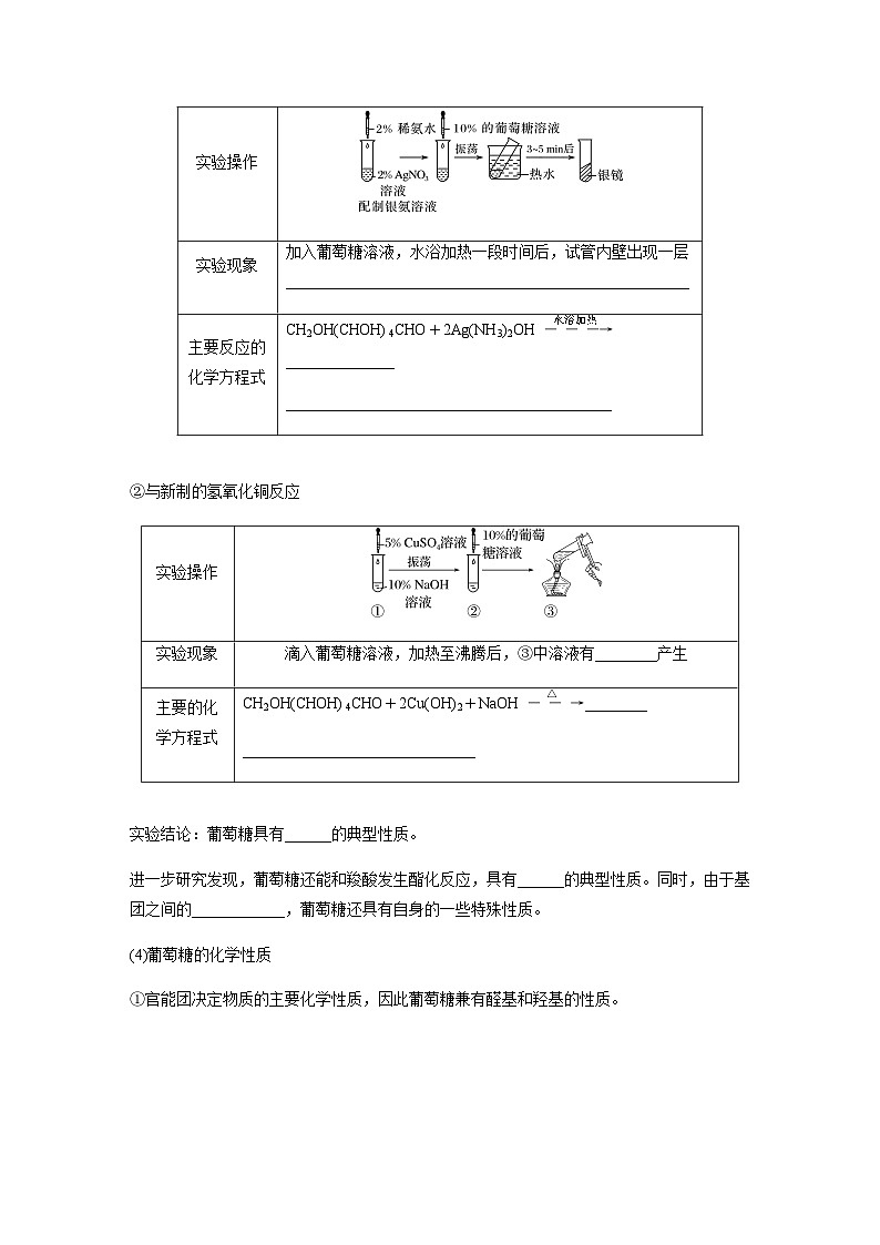 专题6 第一单元 第1课时　糖类 学案（含答案）03