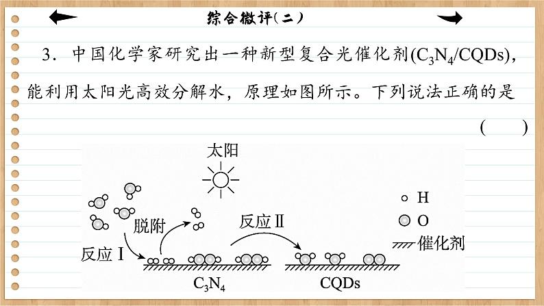 人教版化学选修2 第二章综合测评（课件PPT）06