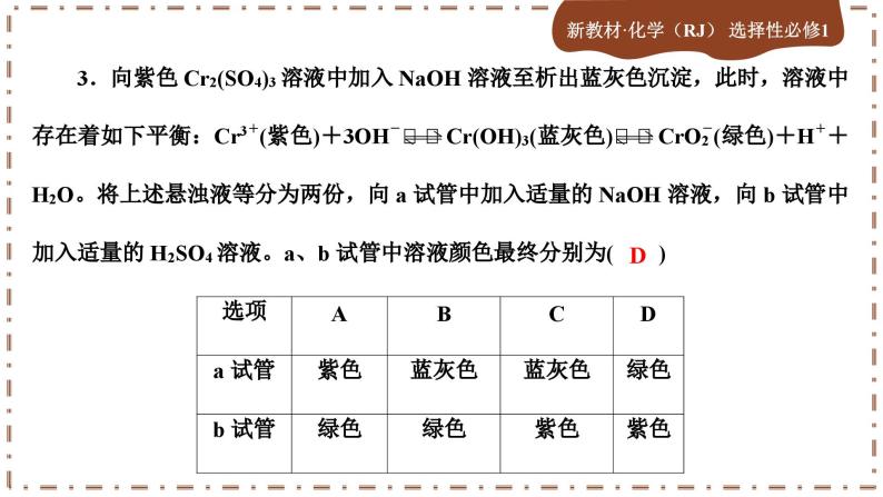 人教版化学选修1期中综合测评（课件PPT）04