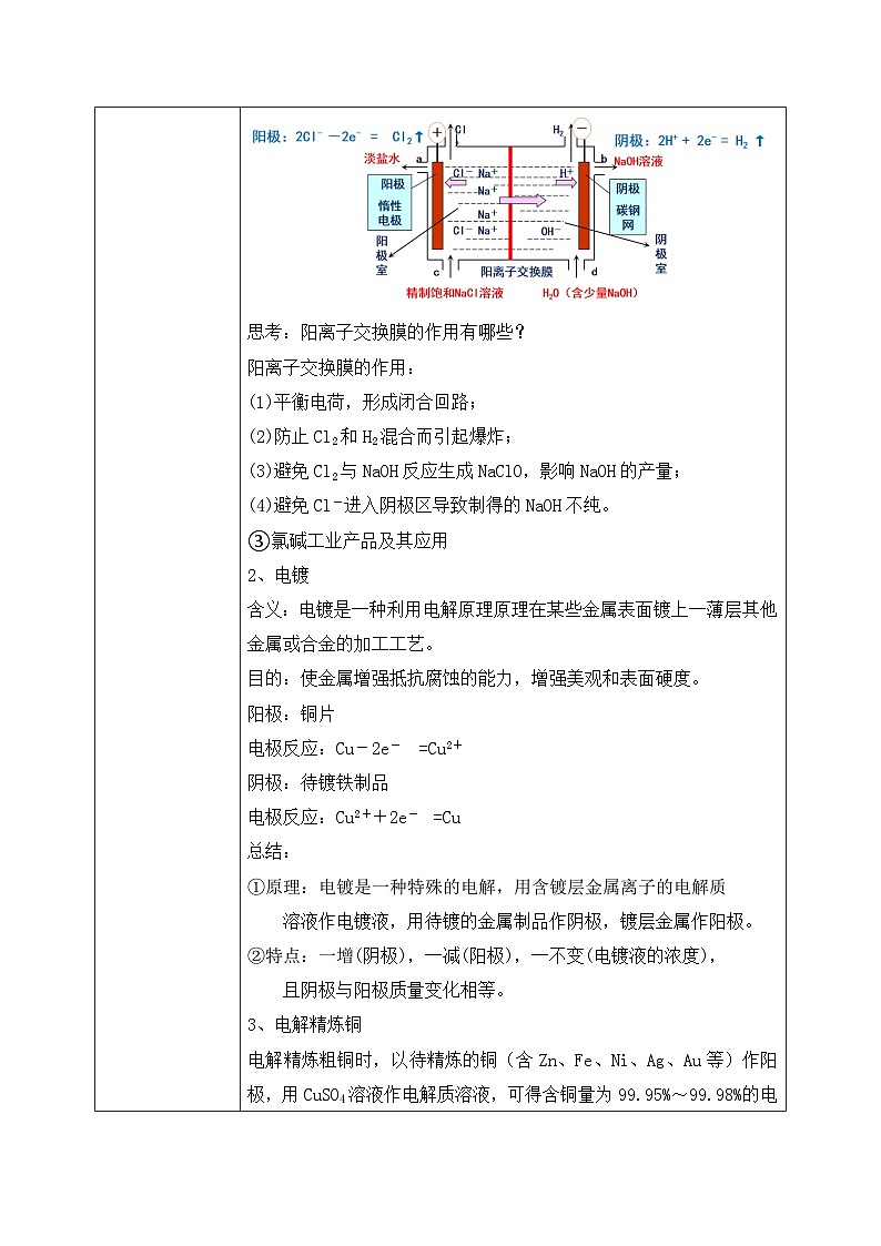 《电解池》第二课时课件PPT+教学设计03