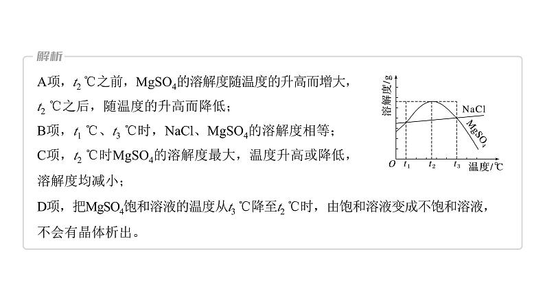 2024年高考化学一轮复习（新高考版） 第3章 热点强化6　利用溶解度进行物质分离 课件05