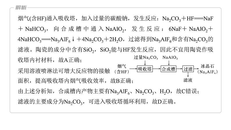 2024年高考化学一轮复习（新高考版） 第4章 热点强化8　金属及其化合物制备流程分析第6页