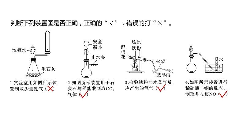 2024年高考化学一轮复习（新高考版） 第5章 热点强化12　化学装置图的正误判断 课件02