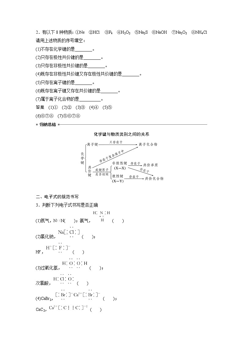 2024年高考化学一轮复习（新高考版） 第6章 第32讲　化学键 练习课件03