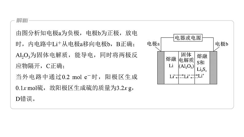 2024年高考化学一轮复习（新高考版） 第7章 第41讲　常考新型化学电源 练习课件08