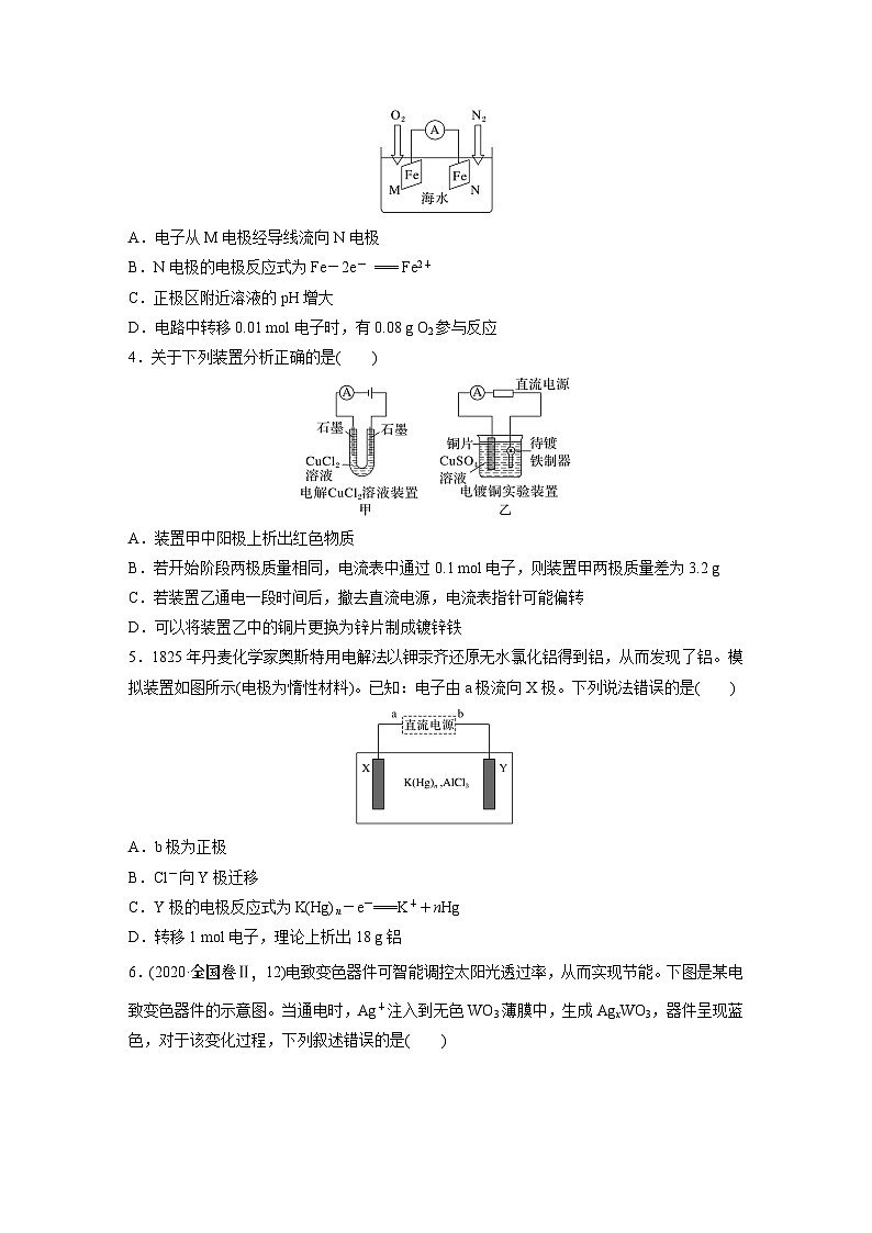 第7章 第42练　电解池　金属的腐蚀与防护第2页