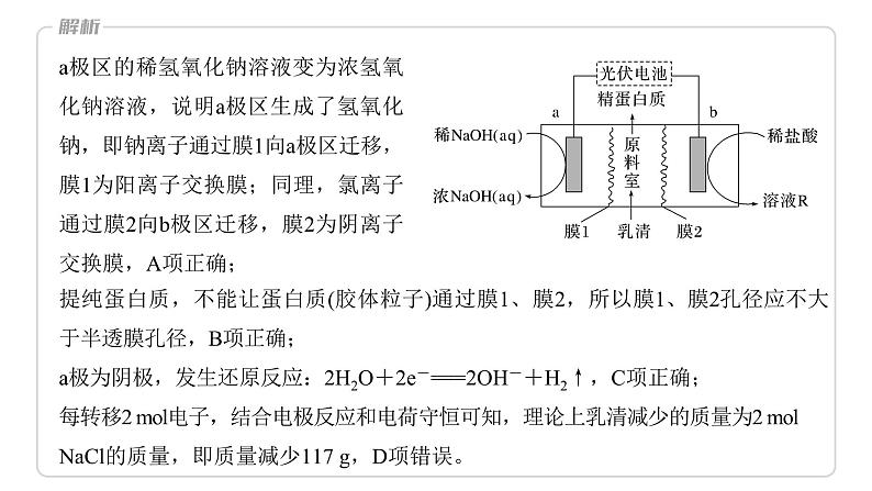 2024年高考化学一轮复习（新高考版） 第7章 热点强化17　电解原理创新应用 课件05