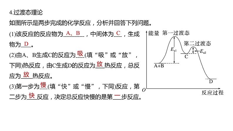 2024年高考化学一轮复习（新高考版） 第8章 第45讲　化学反应速率与反应历程 练习课件07