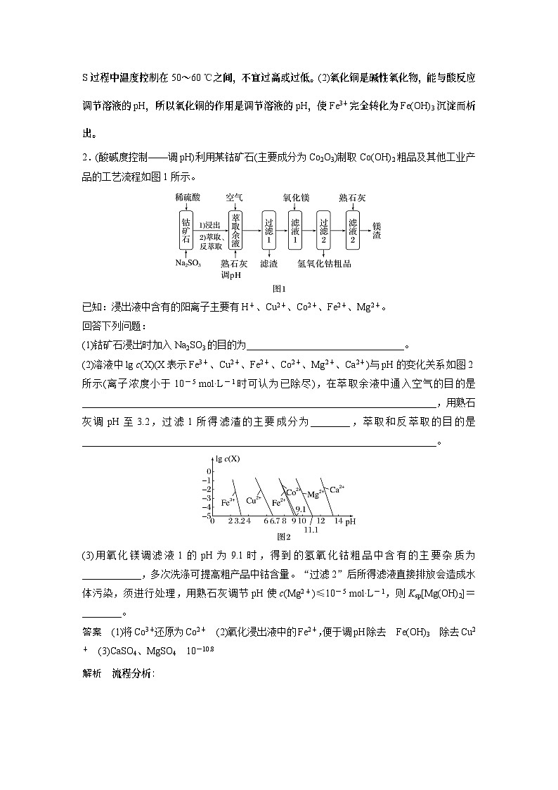 2024年高考化学一轮复习（新高考版） 第9章 第59讲　无机化工流程题的解题策略03