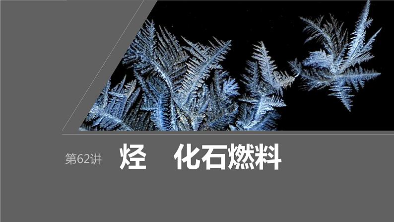 2024年高考化学一轮复习（新高考版） 第10章 第62讲　烃　化石燃料 练习课件01