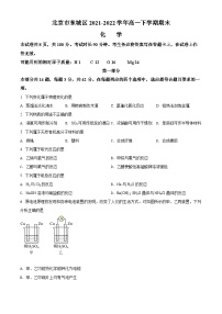 2022北京东城区高一下学期期末考试化学试题含解析
