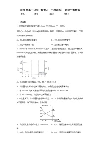 2024届高三化学一轮复习（小题训练）-化学平衡状态