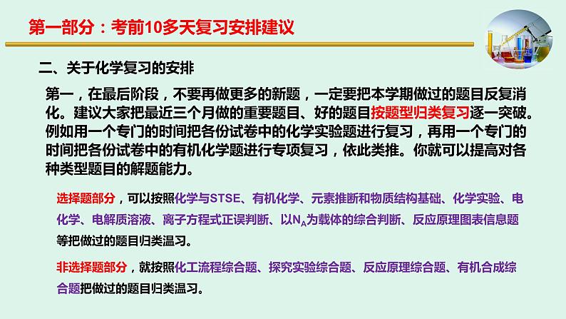 2023届高三化学高考备考三轮复习  高考化学考前指导课件PPT第4页