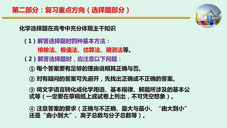 2023届高三化学高考备考三轮复习  高考化学考前指导课件PPT第6页