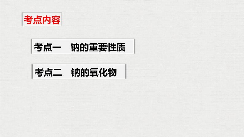 2023年高考化学一轮复习 钠及其化氧化物课件02