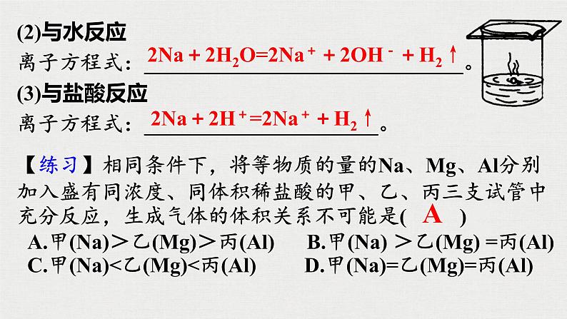 2023年高考化学一轮复习 钠及其化氧化物课件05