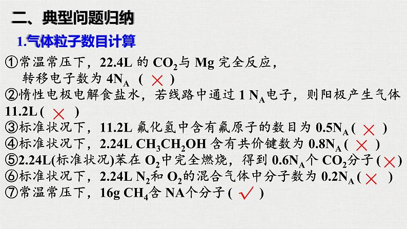 2023年高考化学一轮复习阿伏伽德罗常数课件第3页