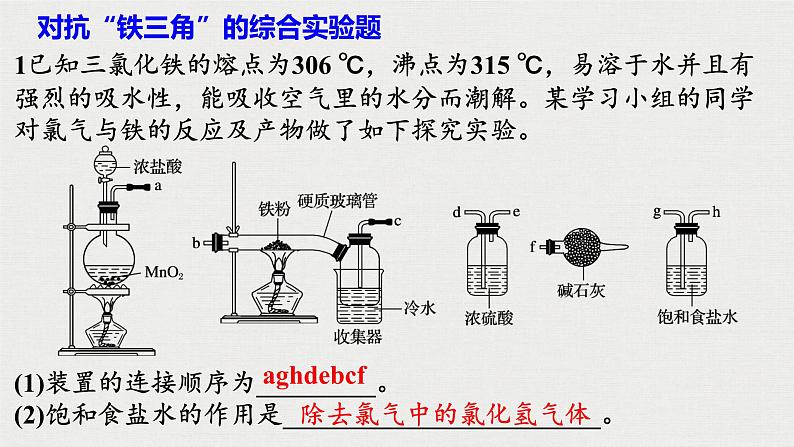 2023年高考化学一轮复习铁及其化合物的转化关系课件第7页