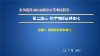 2023年人教版新教材安徽省高中化学学业水平考试复习第二单元  化学物质及其变化 课件