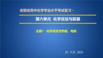 2023年人教版新教材安徽省高中化学学业水平考试复习第六单元  化学反应与能量 课件